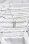 316L Steel Chain Silver Color Teddy Bear Model Zircon Stone Women's Necklace - 2