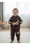Boy's Printed Set Cotton Daily Stylish Combination with Miu Pattern