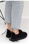 Renji Black Knitwear Lace-Up Sports Shoes - 2