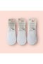 Women's White Non-Slip Pilates Yoga Socks 3 Pairs - 2