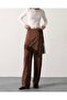 Women's Satin Lace Tie Palazzo Pants - 3