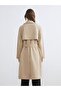 Double Breasted Collar Women's Trench Coat - 5