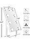 𝐎𝐧𝐞𝐃𝐜𝐨𝐫 Vanity Mirror with Lights, Hollywood Makeup Mirror with 9 Dimmable LED Bulbs - 2