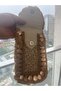 Indian Handmade Stone and Sequin Embroidered Banjara/Boho/Vintage 21X13 cm Bohemian Bag with Strap - 3