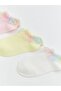 Lace Detailed Girls' Booties Socks 3-Piece Set - 2