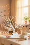 Deer Design Office Home Bathroom Decorative Jewelry Stand Jewellery Organizer Stylish Ring Necklace Earring Hanger - 3