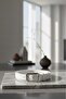 Women's Classic Leather Belt with Silver Rectangular Buckle