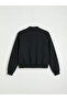 Black College Collar Women's Bomber Jacket - 2