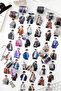 6 Pcs Transparent Men Sticker Bullet Journal Scrapbook Laptop Agenda Planner - 2