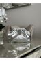 Women's Silver Shiny Faux Leather Strap Clutch Daily and Evening Dress Bag - 6