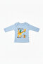 Baby Long Sleeve Envelope Collar Printed Body T-Shirt 100% Cotton