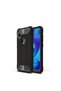 Mi Play Compatible - Case Double Layer Protective Crash Military Tank Case - Black