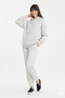 Ruffled Winter Women's Sweatpants with Elastic Cuffs, Baggy, Plus Size, with Pockets, Adjustable Waist - 5