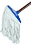 Cotton Floor Mop With Wood Handle, White, 2 Pack - 2