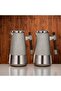 Vacuum Flask Set 1 L + 1 L Matt Nickel & Matt Dark Wood