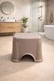 Non-Slip Extra Strong Luxury Multi-Purpose White Bathroom Stool - 2