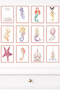 12-Piece Frame-Looking Baby and Children's Room Painting Set – 15X20 cm Mdf Uv Printing - 3