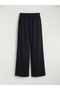 Black Wide Leg Girls' Soft Touch Sweatpants - 3