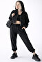 Women's Crop Hooded Zip Sweatshirt – White Zip
