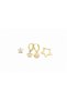 Women's Steel Star Quad Earring Set, Color Does Not Fade