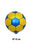 18 Inch Yellow Navy Blue Soccer Ball Foil Balloon-45 cm - 3