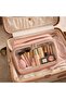 Makeup Bag Powder Pink Makeup Box Transparent Cosmetic Bag Travel Makeup Bag Waterproof - 3