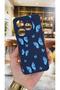 Tecno Spark 20/20C Compatible Blue Butterfly Patterned Silicone Shock-Absorbing Classic Protective Rubber Case