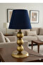 Noctra Triple Globe Antique Gold Metal Table Lampshade
