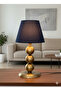 Noctra Triple Globe Antique Gold Metal Table Lampshade - 2