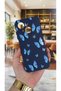 Tecno Spark Go1 Compatible Blue Butterfly Patterned Silicone Shock-Absorbing Classic Protective Rubber Case