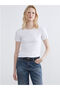 Artı-Store Women's Slim-Fit T-Shirt Features a Crew Neck and Short Sleeves. High Orand - 3