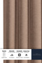Sapphire Velvet Textured Khaki Extra-Thick High Quality Single Panel Background Curtain - 4