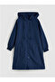 Lcw Modest Women's Hooded Plain Raincoat - 8
