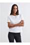 M1 Sezon White Crew Neck Women's T-Shirt - 5