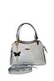 Stylish Imported Glittery Women's Hand and Shoulder Bag – with Gold Butterfly Accessory, Adjustable Strap - 4