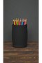 Modern Patterned Desktop Pen Holder |   Stylish and Durable Organizer for Colored Pencils - 4