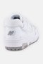 Kids Boy Medium BB550PB1 Lace Up Outdoor Shoes, White - 3