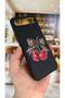 Tecno Spark Slim Compatible Cherry Bow Leopard Patterned Silicone Shock Absorbing Classic Rubber Case - 3