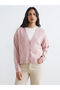Lcw Modest V-Neck Women's Knitwear Cardigan