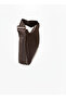 Dark Brown Color Adjustable Women's Shoulder Bag with Top Zipper - 3