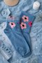 12 Pairs of Unisex College Socks, Patterned and Colorful, Cotton Socks - Mixed Colors/Patterns - Seasonal - 4