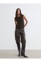Two Mt Shop Quality Lcw Vision Brown Knitwear Plain Women's Sweater - 2