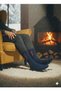 Pack of 6 Thermal Socks - Thick Towel-Like Inside - Warm Sock Set Slyah-Navy Blue-Anthracite - 6