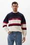 Mens Monotype Color Blocked SweatShirt