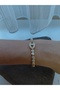 Zircon Stone Evil Eye Bead Figured Eye Detailed Bracelet - 6