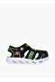 HYPNO-SPLASH Sandals with Hook & Loop Closure - 400612N-BKLM-CP - 3