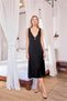 Chest and Back-Decoted Lace Nightgown - 2