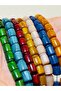 Glitter Amber Rosary - 4