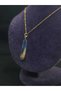 Bird Feather Steel Necklace Blue Yellow Colorful Star Enamel Embroidered Authentic Luck Symbol Yellow Steel Necklace - 6