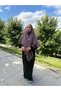 Testettür Medina Silk Long Dress Fluid Fabric Daily Stylish